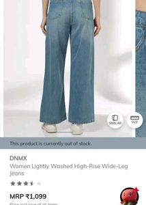 Women Light Washed High Rise Jeans