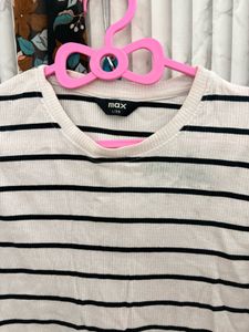Striped 3/4 Sleeve Top
