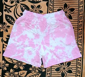 Tie Dye Cotton Shorts | Free Size 30 to 38 inch