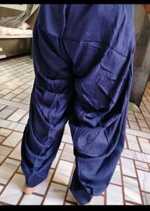 Navy Blue silk satin salwar