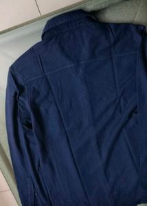 Men's Navy Blue Casual Shirt