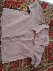 Light Purple Collared Button-Up Shirt