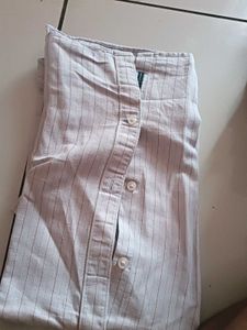 Linen Club Striped Shirt(like new)