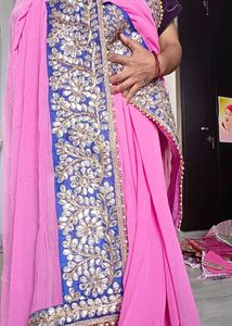 Light Pink saree
