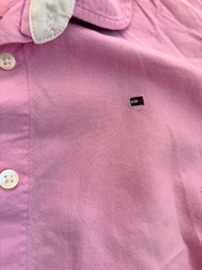 Tommy Hilfiger Pink Short Sleeve Women Shirt