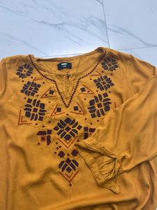 Boho Embroidered Tunic Top