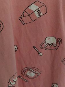 Men's Pink Graphic Polo Shirt