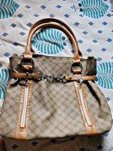 Stylish Brown Monogram Handbag