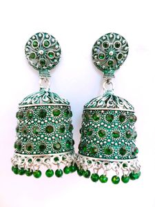 Green JHUMKA For Girls/Women