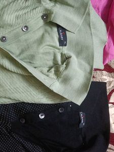 Black Polka Dot Polo T-Shirt