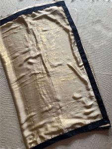 Elegant Gold And Black Saree