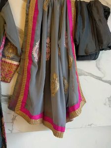 Beautiful Embroidered Churidar Kameez Suit Set