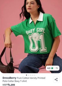Cute Green Graphic Tee