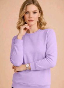 COMBO Lavender& Black Crew Neck Sweatshirt