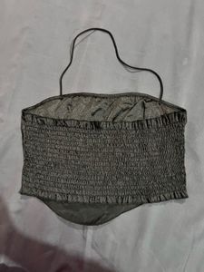 Chic Ruched Halter Top
