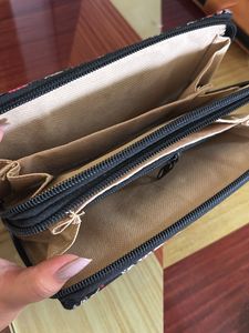 Stylish Patchwork Zip-Around Wallet