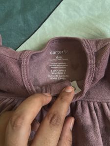 New Carter's Baby Girl Sleepsuit