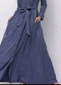 Elegant Blue Maxi/gown/Abaya