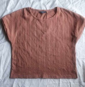 Women's Textured Peach Top