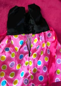 Pink Polka Dot Dress