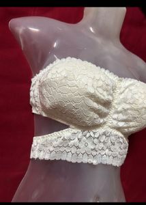 Lace Bandeau Bra Top
