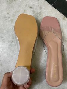 Chic Transparent Strap Sandals