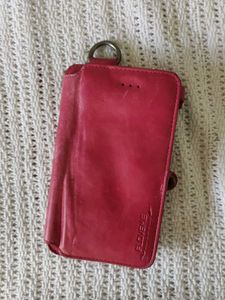 Genuine Leather Phone Wallet Card Holder