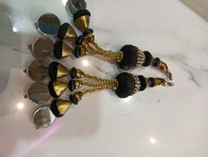 Pink &amp; Gold Tassels