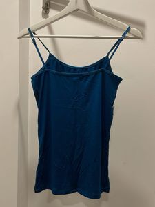 Blue Lace Camisole Top