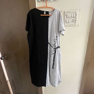 Color Block T-Shirt Dress