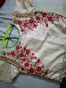 Elegant Embroidered Ethnic Gown