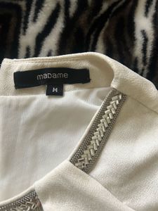 Elegant Embellished Peplum Blouse