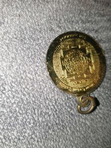 Gold Sri Yantra Laxmi Coin