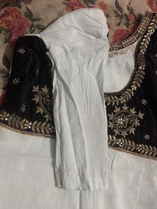 Embellished Black Velvet suit