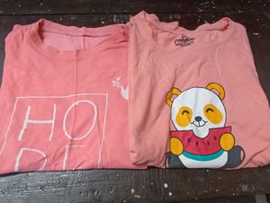Cute Panda & Hope Graphic Tees