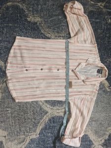 Chic Striped Long Sleeve Top