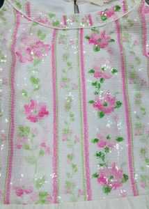 Sparkling Floral Party Dress