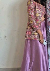 Crop Top With Jacket In a Very New Condition