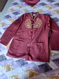 Burgundy Sherwani