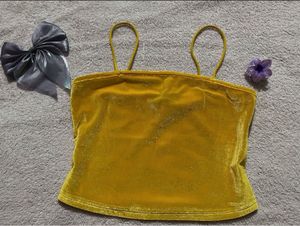 SHEIN Velvet Crop Top size s,m