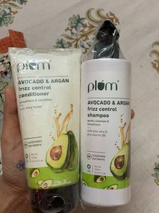 Plum Avocado & Argan Frizz Control Shampoo & Condi