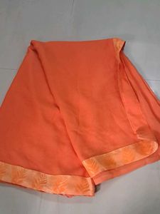 Beautiful Orange Saree