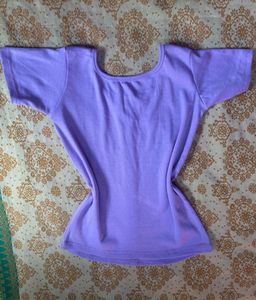 Sale//Lavender chic Short Sleeve Top