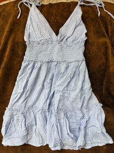 Blue sundress