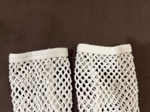 Open-Knit Mesh Top