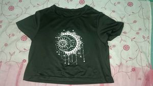 Black Sun &amp; Moon Graphic Tee