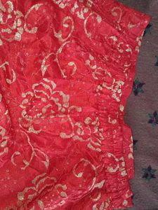 Chatpata Beautiful  Y2k Red Palazzo Pants