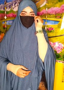 Elegant Blue Hijab