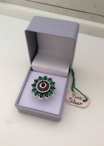 Pure Silver Ring (wt:- 7.200g)