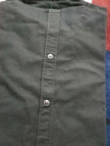 Smart Guy's Black Casual Shirt